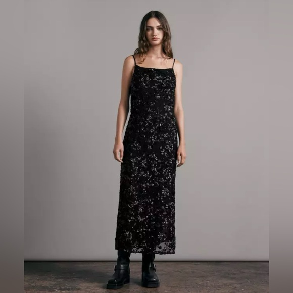 rag & bone Dresses & Skirts - NWOT Rag and Bone Jolene sequins embroidered midi dress